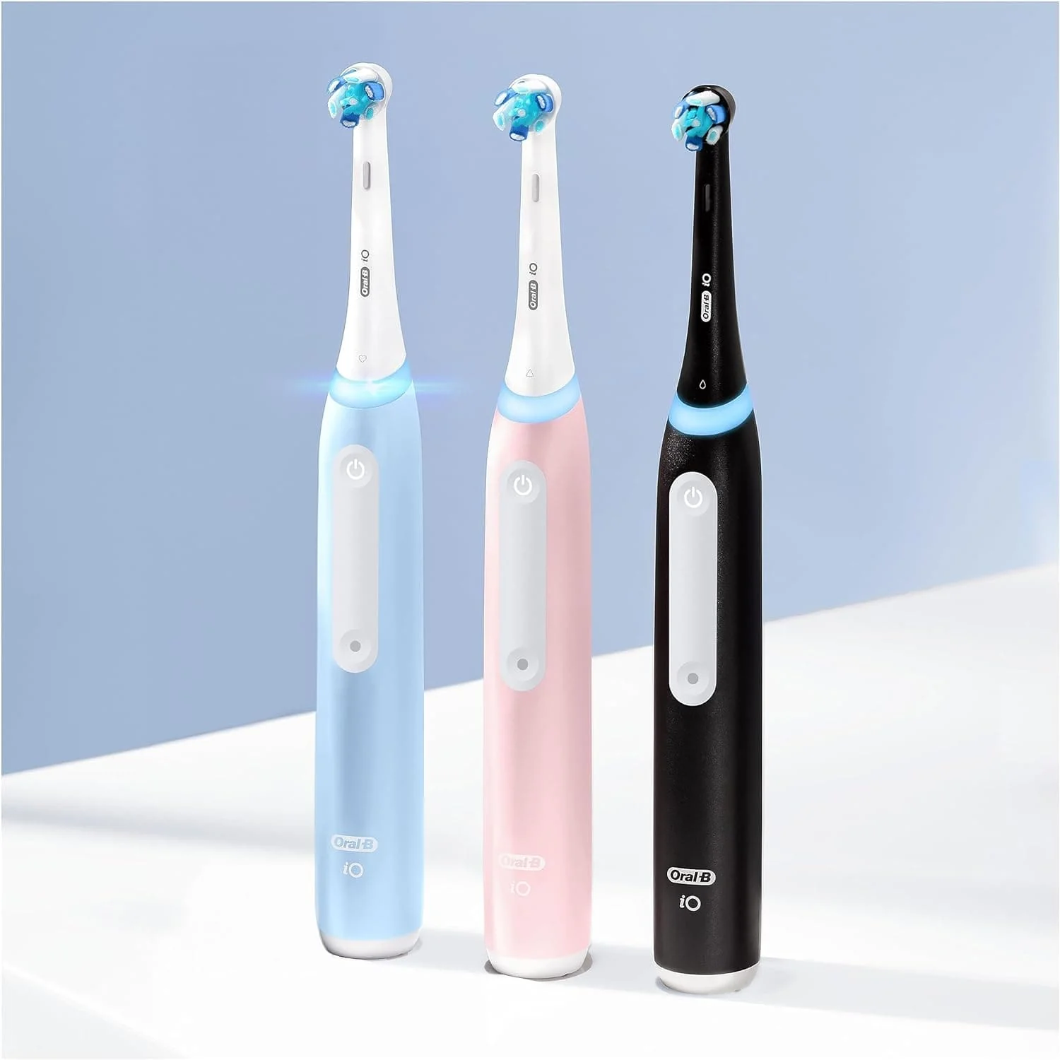 Oral-B iO3 Electric Toothbrushes Adults, Gifts For Women / Men, 1 Toothbrush Head & Travel Case, 3 Modes With Teeth Whitening, 2 Pin UK Plug, Pink - 5